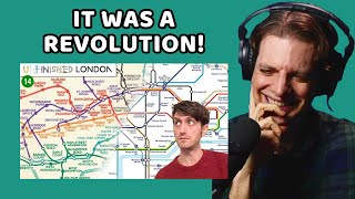 American Reacts to How The Tube Map Was Made [upl. by Ole930]