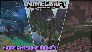 Best Addons to Add more Biomes in your MCPE World Top 5 World Generation Addons for MCPE  116 [upl. by Enomyar]