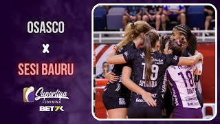 Osasco X Sesi Bauru  MELHORES MOMENTOS  Superliga BET7K Feminina 2324 [upl. by Kohler]