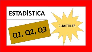 🔥Cómo CALCULAR CUARTILES en ESTADÍSTICA👈  Medida de POSICIÓN Rápido y FÁCIL [upl. by Pauiie]