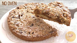 How to make apple crumble cake without oven [upl. by Anayet447]