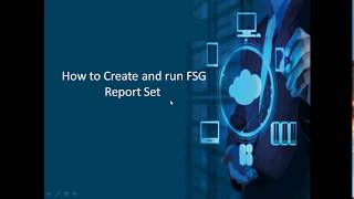 How to Create FSG Report Set [upl. by Aceissej]