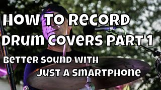 How To Record Drum Covers Part 1 recording drums without mics [upl. by Cassady661]