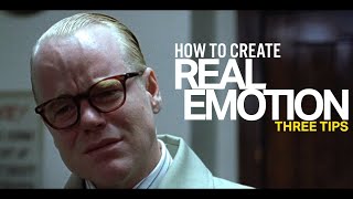 3 acting tips how to produce REAL emotion [upl. by Struve]