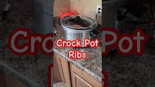 Easy Crock Pot Barbecue Ribs with Broiler Finish Barbecue CrockPot RibRub Caramelization [upl. by Bernette]