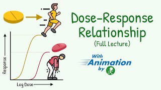 DoseResponse Relationship  Pharmacodynamics Lecture  Potency Efficacy Therapeutic Index etc [upl. by Anaele52]