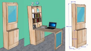 Como hacer un escritorio Plegable [upl. by Aicilat]