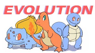 Pokemon Starters Evolving Bulbasuar Charmander and Squritle  Transformation Animation [upl. by Vyse]