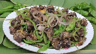 RECETTE  HARICOTS VERTS AUX GESIERS  ILE DE LA REUNION [upl. by Ylla664]