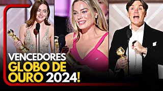 VENCEDORES DO GLOBO DE OURO 2024 [upl. by Velleman]