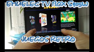 Juegos Retro en Android TV BOX S905W con EMUELEC [upl. by Aicilana]