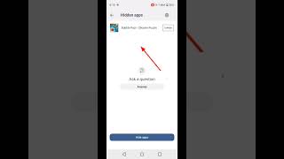 how to hide app on Android  vivo samsung redmi realme Tamil oppo [upl. by Rica]
