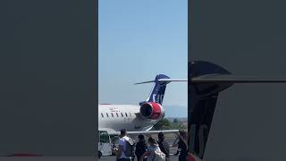 Scandinavian Airlines Bombardier CRJ900LR At Zadar Airport shorts [upl. by Warrin223]