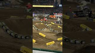 Jett Lawrence wins anaheim 1 [upl. by Ynaiffit]