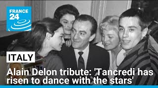 Tancredi has risen to dance with the stars Italian film stars pay tribute to Alain Delon [upl. by Alilad]