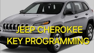 Quick Jeep Cherokee Smart Key Programming Add A Key 2014 2015 2016 2017 No Gateway [upl. by Oeniri627]