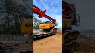 Drilling Rig  Quester Lowbed Truck shortsvideo [upl. by Gabrila]