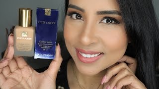 TRIED amp TESTED ESTÉE LAUDER Double Wear Foundation  Sarah Afzal [upl. by Hartman]