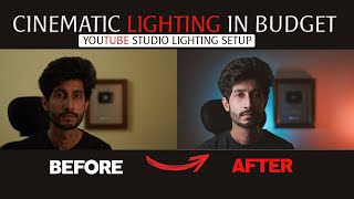 CINEMATIC LIGHTING FOR HOME YOUTUBE STUDIO  BUDGET LIGHTING UNDER 1000  INDOOR LIGHTING SETUP [upl. by Aicercal515]