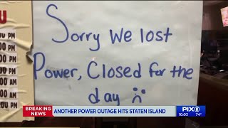 Staten Island neighborhoods hit with power outage again [upl. by Trinidad74]