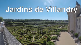 Chateaux de la Loire Jardins de Villandry [upl. by Olpe]