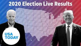 Election Night 2020 Coverage of Trump Biden and key races  USA TODAY [upl. by Illoh]