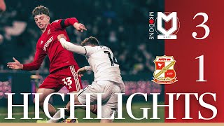 Extended Highlights MK Dons vs Swindon Town [upl. by Whitcher706]