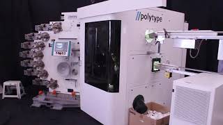 POLYTYPE  BDM 482 Cup Printing Machine [upl. by Kurman516]