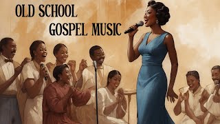 OLD SCHOOL GOSPEL MIX Lyrics Album  Top Old Hymns Playlist  Best Classic Gospel Song [upl. by Akehs203]