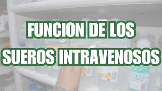 ¿CUALES SON LOS TIPOS DE SUEROS INTRAVENOSO [upl. by Anaejer287]