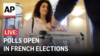 France elections 2024 LIVE Polls open in pivotal runoff vote [upl. by Leachim549]