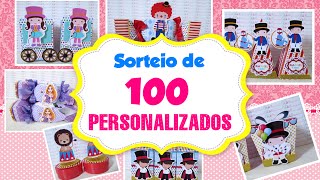 ENCERRADO SORTEIO DE 100 PERSONALIZADOS ROLANDO NO CANAL DA MYLA INDIANO EM PARCERIA COM A KIKI [upl. by Calderon]