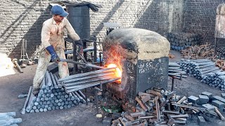 Most Incredible 8x8 Truck Axle Forging Process from Rusty Ship Anchor Chains [upl. by Kone196]