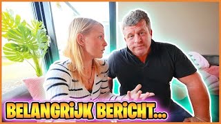 BELANGRiJKE MEDEDELiNG   Bellinga Vlog 3070 [upl. by Silliw463]