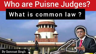 Puisne Judge Meaning  Puisne Judge Kya Hota Hai  What Is Common Law System  Indian Polity [upl. by Fradin]