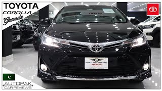 Toyota Corolla Altis Grande X Black Interior 2022 Detailed Review Price Specifications amp Features [upl. by Des]