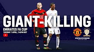 Manchester United 01 Leeds United  Full Match  FA Cup GiantKilling  FA Cup 200910 [upl. by Tahp]