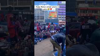 Shocking police arrest prank in public😱 [upl. by Grounds959]