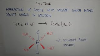 Solvation in solubility of drugs  physical pharmaceutics 3 semester [upl. by Lrak74]