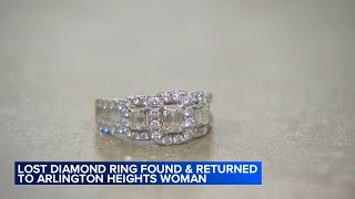 Woman reunites with her lost diamond ring with help of good Samaritan and ABC7 Facebook page [upl. by Lisle]