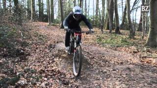 Abfahrt vom illegalen MountainbikeTrail in Gundelfingen [upl. by Phelgen]