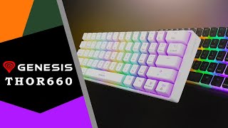 Genesis Thor 660 🎯 60 klawiatura mechaniczna dla graczy  Recenzja 4K [upl. by Nohsram256]