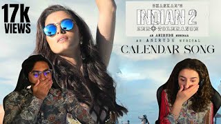 Indian 2  Calendar Song Lyric Video  French amp Indian React [upl. by Beaufort]