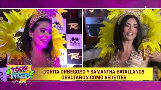 Dorita Orbegozo y Samantha Batallanos debutaron como vedettes [upl. by Arvin]