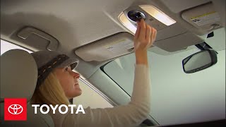 2010 Prius HowTo Interior Lamps  Toyota [upl. by Kelda]