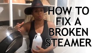 QUICK WIG TIP How to Fix a Broken Steamer  IS YOUR STEAMER NOT WORKING CHECK OUT A QUICK FIX [upl. by Billie]