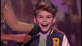 Merrick Hanna 12YearOld Boy Dancer Turns Into a ROBOT On LIVE AGT Stage [upl. by Assilrac213]