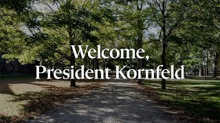 Kenyon Welcome President Kornfeld [upl. by Ardyce]