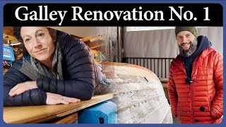 Galley Renovation and Shore Power  Episode 304  Acorn to Arabella Journey of a Wooden Boat [upl. by Avir812]