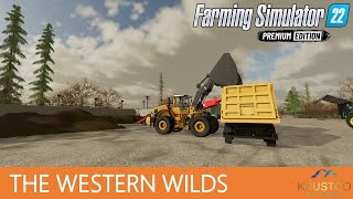 WORKING THE LARGE SILAGE BUNKER WITH CONVEYORS HARVESTING THE BARLEY  Farming Simulator 22  EP21 [upl. by Anua]